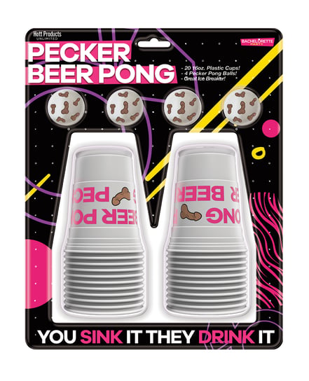 Pecker Beer Pong Balls – 4 pk by Hott Products product image