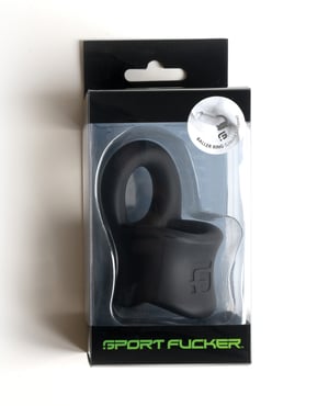 Sport Fucker Silicone Baller Ring – Black by Sport Fucker product image