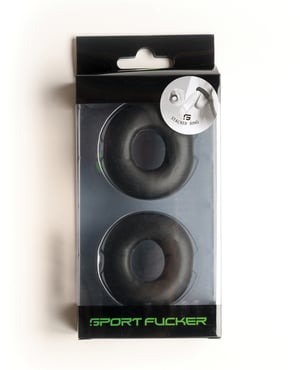 Sport Fucker Stacker Rings – Black by Sport Fucker product image