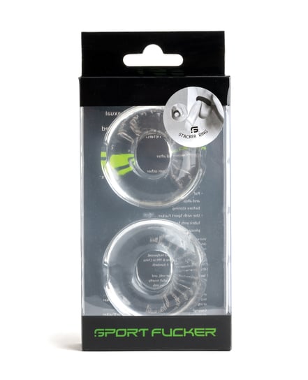 Sport Fucker Stacker Rings – Clear by Sport Fucker product image
