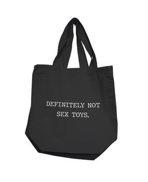 Nobu Definitely Not Sex Toys Reusable Tote – Black by Nobu product image
