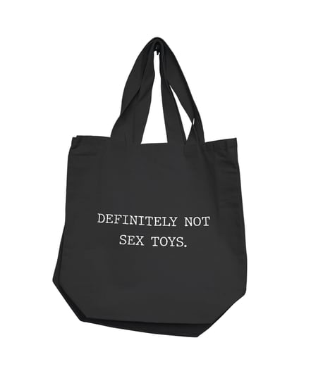 Nobu Definitely Not Sex Toys Reusable Tote – Black by Nobu product image