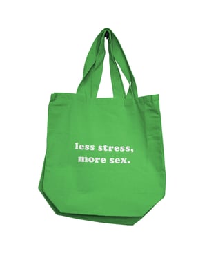 Nobu Less Stress, More Sex Reusable Tote – Green by Nobu product image