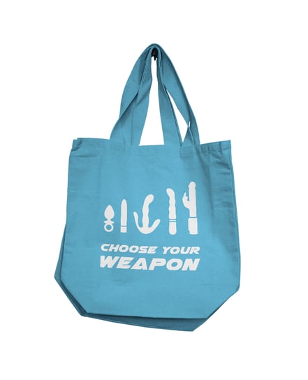Nobu Choose Your Weapon Reusable Tote – Blue by Nobu product image
