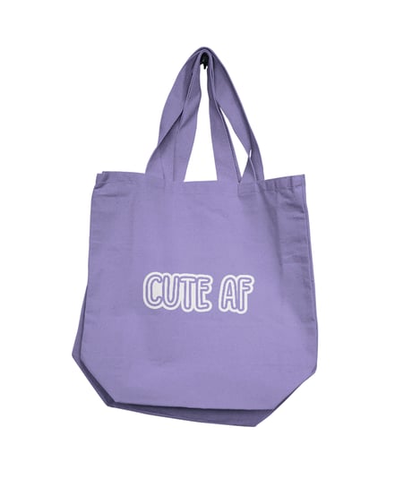 Nobu Cute AF Reusable Tote – Lilac by Nobu product image