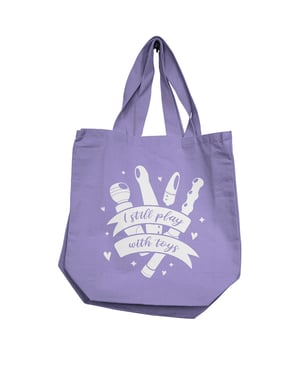 Nobu I Still Play With Toys Reusable Tote – Lilac by Nobu product image