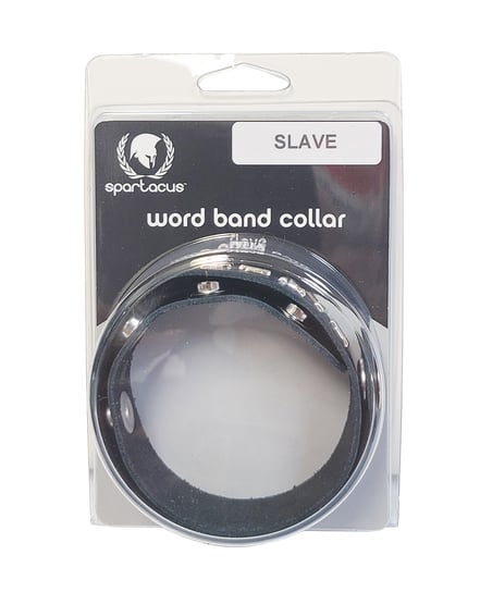 Spartacus SLAVE Leather Collar – Black by Spartacus product image