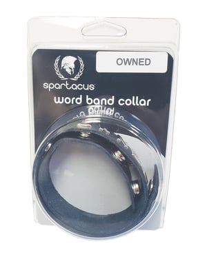 Spartacus OWNED Leather Collar – Black by Spartacus product image
