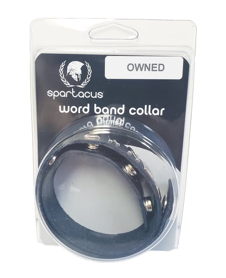 Spartacus OWNED Leather Collar – Black by Spartacus product image