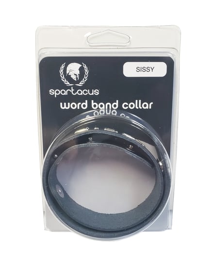 Spartacus SISSY Leather Collar – Black by Spartacus product image