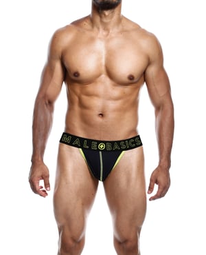 Male Basics Neon Thong Yellow LG by MaleBasics product image
