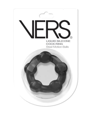 VERS Mobon Ball Cock Ring – Black by VERS product image