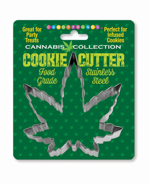 Cannabis Cookie Cutter by Candy Prints product image