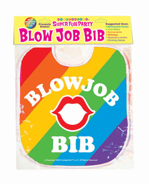Blow Job Bib – Rainbow by Candy Prints product image