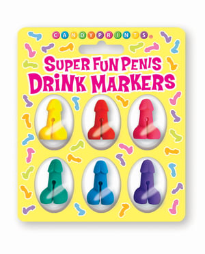 Super Fun Cocktail Markers – Set of 6 by Candy Prints product image