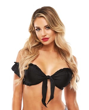 Teacher’s Pet School Girl Tie Top Black O/S by Teacher's Pet product image