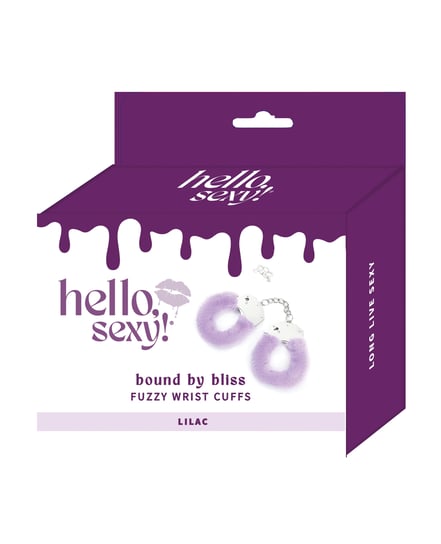 Hello Sexy! Bound By Bliss Fuzzy Wrist Cuffs – Lilac by Hello Sexy! product image