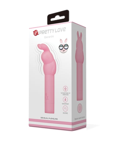 Pretty Love Gerardo Bunny Vibrator – Pink by Pretty Love product image