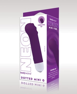 XGen Bodywand Neon Mini Dotted G Vibe – Neon Purple by Bodywand product image