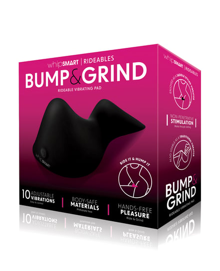 Whipsmart Rideables Bump & Grind Vibrating Pad – Black by WhipSmart product image