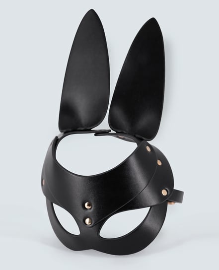 Lust PU Leather Bunny Mask – Black by Lust product image