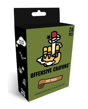 Wood Rocket Offensive Crayons Pot Pack by Wood Rocket product image