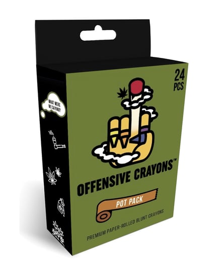 Wood Rocket Offensive Crayons Pot Pack by Wood Rocket product image