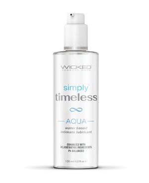 Wicked Sensual Care Simply Timeless Aqua Water Based Lubricant – 4 oz by Wicked Sensual Care product image