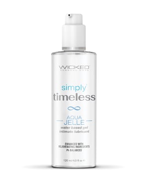 Wicked Sensual Care Simply Timeless Aqua Jelle Water Based Lubricant – 4 oz by Wicked Sensual Care product image