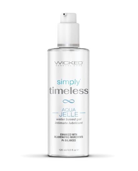 Wicked Sensual Care Simply Timeless Aqua Jelle Water Based Lubricant – 4 oz by Wicked Sensual Care product image