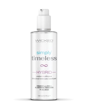 Wicked Sensual Care Simply Timeless Hybrid Water & Silicone Lubricant – 4 oz by Wicked Sensual Care product image