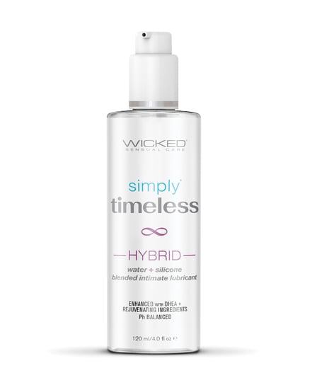 Wicked Sensual Care Simply Timeless Hybrid Water & Silicone Lubricant – 4 oz by Wicked Sensual Care product image