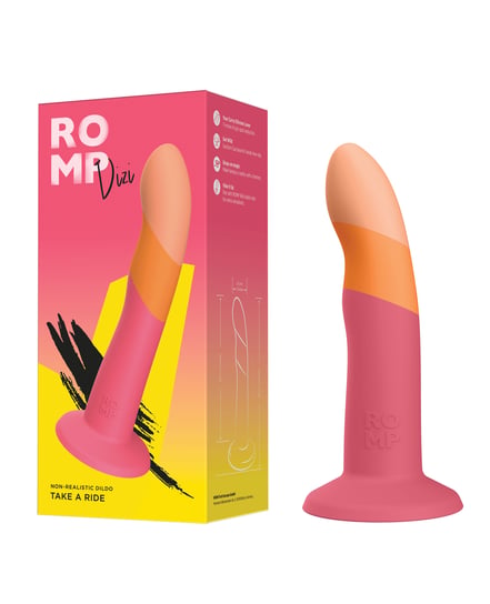 ROMP Dizi 3 Color Dildo – Pink by ROMP product image