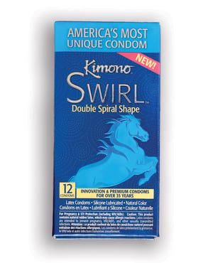 Kimono Swirl Condoms – Pack of 12 by Kimono product image