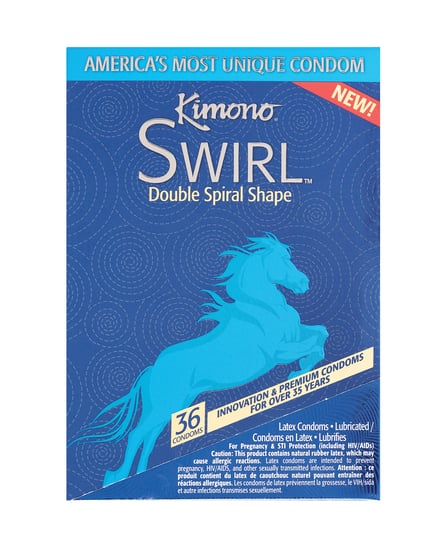 Kimono Swirl Condoms – Pack of 36 by Kimono product image