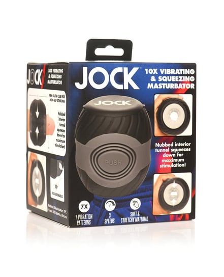Curve Toys Jock 10x Vibrating Double Masturbator by Jock product image