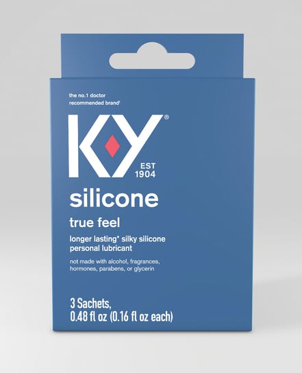 K-Y Silicone True Feel Lube Pack of 3 Satchet by K-Y product image
