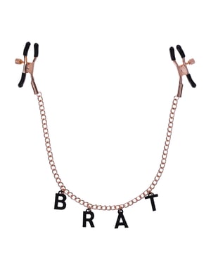 Sex & Mischief Brat Charmed Nipple Clamps by Brat product image