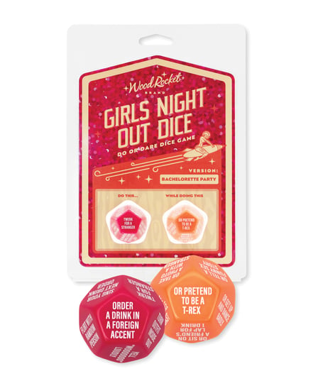 Wood Rocket Girls Night Out Do or Dare Dice Game – Red by Wood Rocket product image