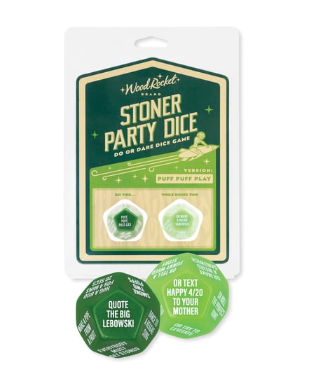 Wood Rocket Stoner Party Dice Game – Green by Wood Rocket product image