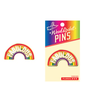Wood Rocket Fabulous Enamel Pin by Wood Rocket product image