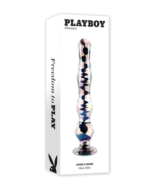 Playboy Pleasure Jewels Wand – Clear by Playboy product image