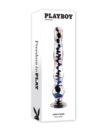 Playboy Pleasure Jewels Wand – Clear by Playboy product image