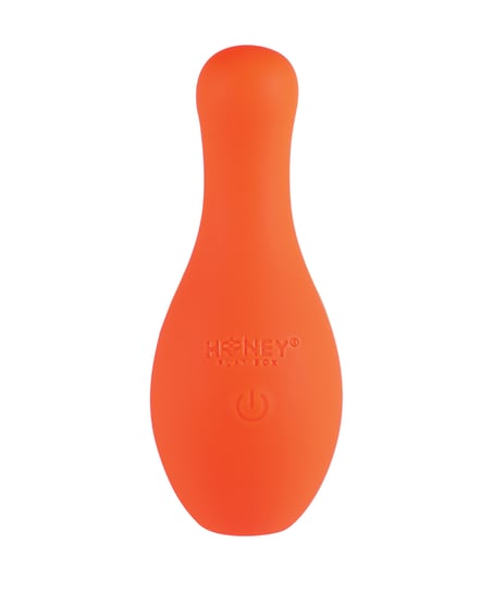 Striker the Bowling Pin Vibrator – Orange by Honey Play Box product image