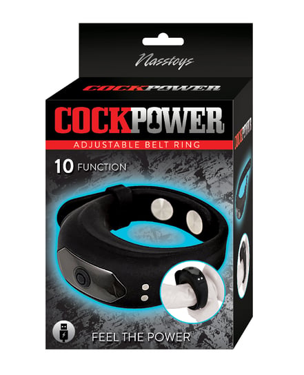Cockpower Adjustable Belt Ring – Black by Nasstoys product image