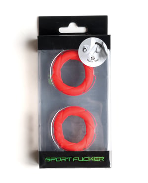 Sport Fucker Ready Rings – Red by Sport Fucker product image