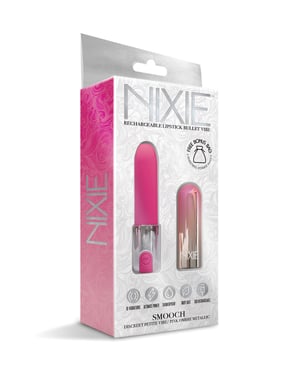 Nixie Smooch Rechargeable Lipstick Vibrator – Pink Ombre by Nixie product image