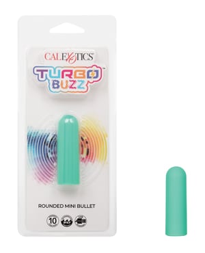 Turbo Buzz Rounded Mini Bullet Stimulator – Green by Turbo Buzz product image