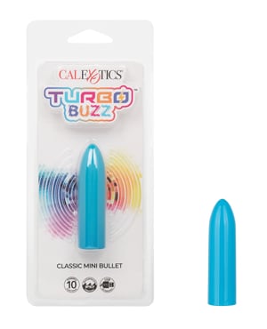Turbo Buzz Classic Mini Bullet Stimulator – Blue by Turbo Buzz product image