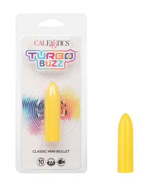 Turbo Buzz Classic Mini Bullet Stimulator – Yellow by Turbo Buzz product image